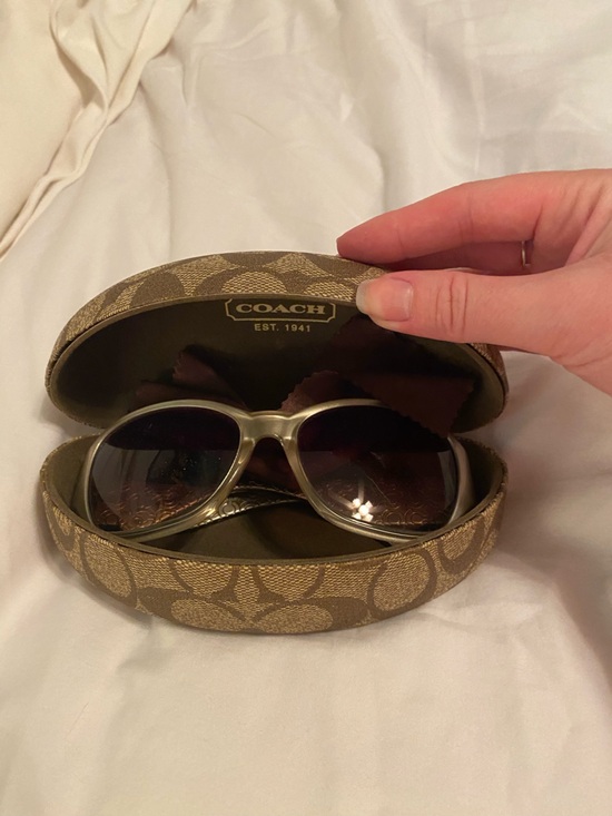 Coach Accessories - COACH Delaney Champagne Sunglasses